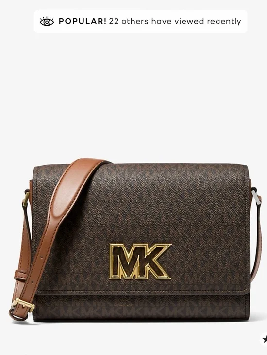 Michael Kors Dark Brown Crossbody Bag - Picture 6 of 8
